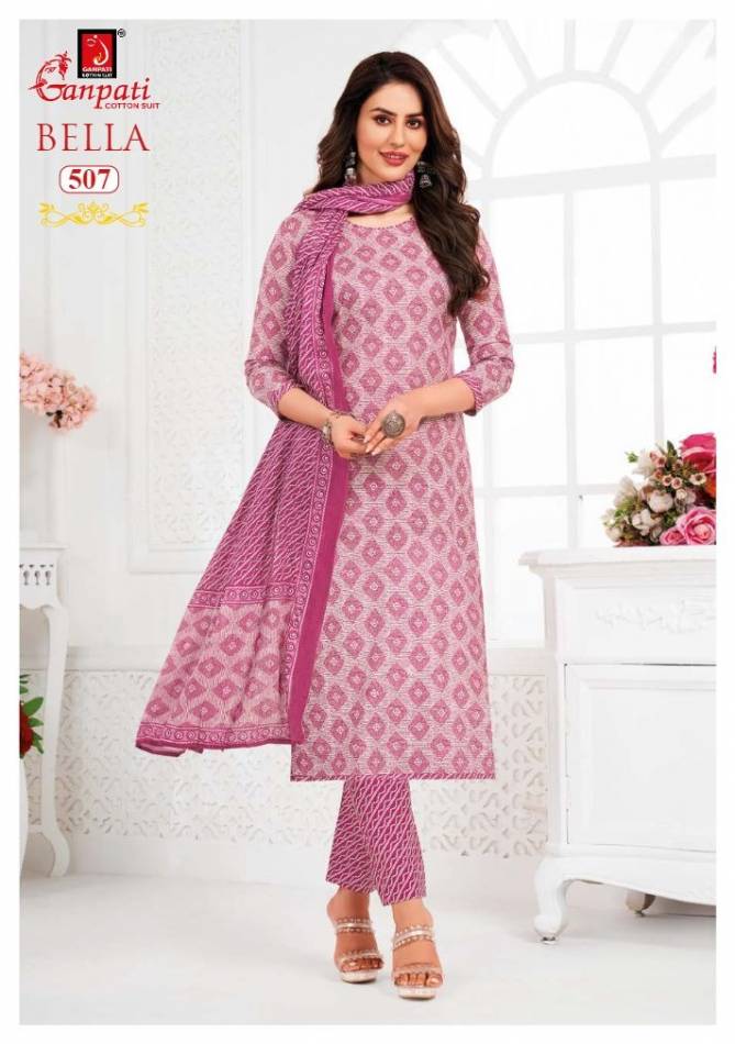 Bella Vol 5 By Ganpati Cotton Printed Kurti With Bottom Dupatta Wholesale Price In Surat